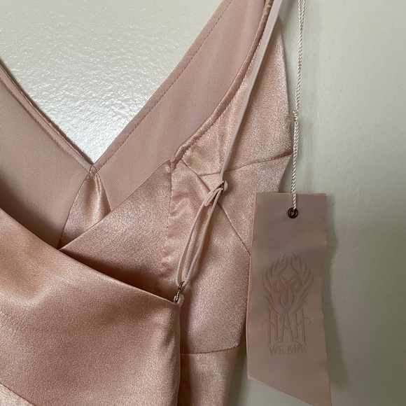 We Are Hah give a slip dress blush size small - Picture 4 of 4